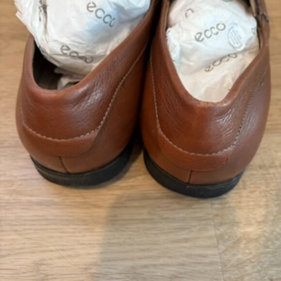 ** Ecco men\'s leather loafer Brown NWOT Size 41 main image 7